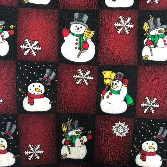 HALLMARK Licensing Snowman Christmas Neck Tie - Picture 1 of 7